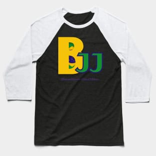 Brazilian JiuJitsu letters logo design Baseball T-Shirt